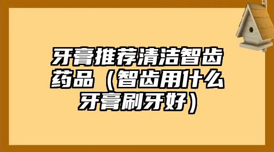 牙膏推薦清潔智齒藥品(智齒用什么牙膏刷牙好)