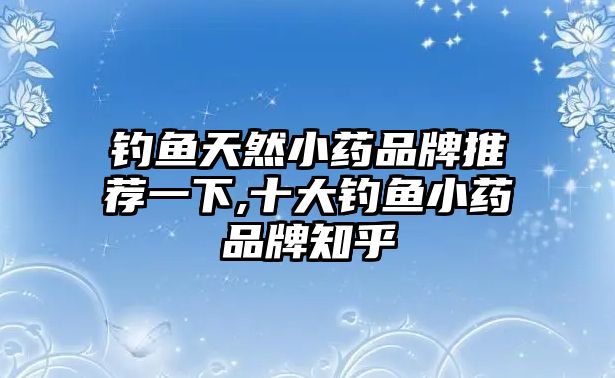 釣魚天然小藥品牌推薦一下,十大釣魚小藥品牌知乎