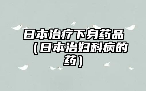 日本治療下身藥品(日本治婦科病的藥)